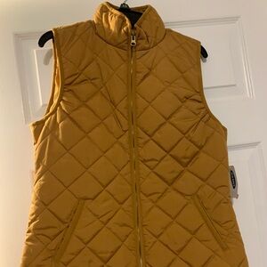 Old Navy Mustard Quilted Vest